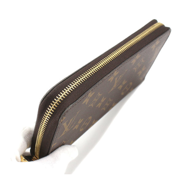 LOUIS VUITTON Monogram Zippy Wallet Round Zipper Long Brown M42616 - Picture 8 of 10